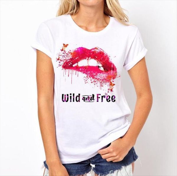 red lip 3d print women t shirts short sleeve o neck loose summer fashion tee clothes, White
red lip 3d print women t shirts short sleeve o neck loose summer fashion tee clothes, White