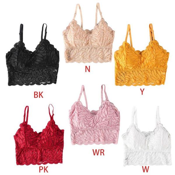 women's shapers women spaghetti straps bralette sheer crochet lace seamless underwear vest solid color padded wirecamis top, Black;white
women's shapers women spaghetti straps bralette sheer crochet lace seamless underwear vest solid color padded wirecamis top, Black;white