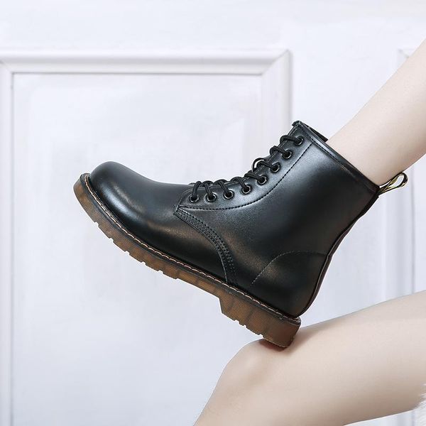 boots 2021 winter women fashion plush lining warm casual snow oxford sole british style motorcycle, Black
boots 2021 winter women fashion plush lining warm casual snow oxford sole british style motorcycle, Black