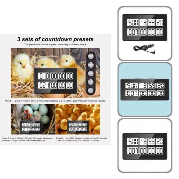 other clocks & accessories electronic alarm clock modern multifunctional timer rechargeable strong adhesiveness digital
other clocks & accessories electronic alarm clock modern multifunctional timer rechargeable strong adhesiveness digital