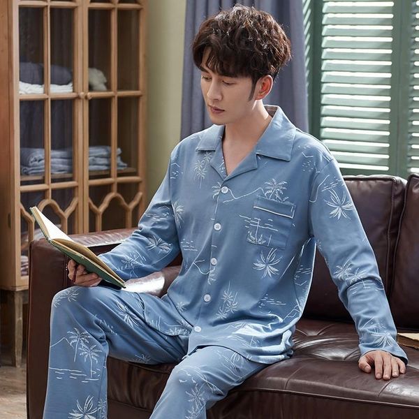 men's sleepwear men cotton loose homewear l-4xl big size print 2pcs pajamas set spring autumn casual full sleeve comfort nightwear, Black;brown
men's sleepwear men cotton loose homewear l-4xl big size print 2pcs pajamas set spring autumn casual full sleeve comfort nightwear, Black;brown