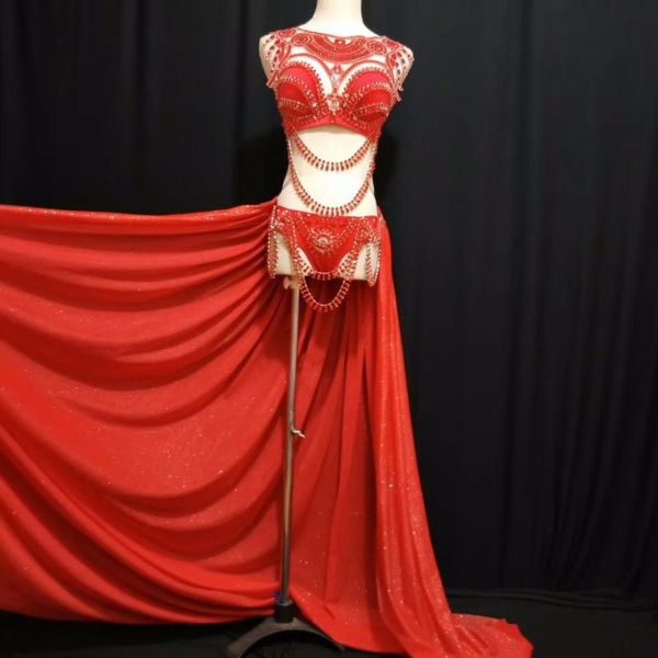 red stage prom sequin gold rhinestone outfit bra short skirt crystal design party dress dj female singer nightclub costume wear, Black;red
red stage prom sequin gold rhinestone outfit bra short skirt crystal design party dress dj female singer nightclub costume wear, Black;red