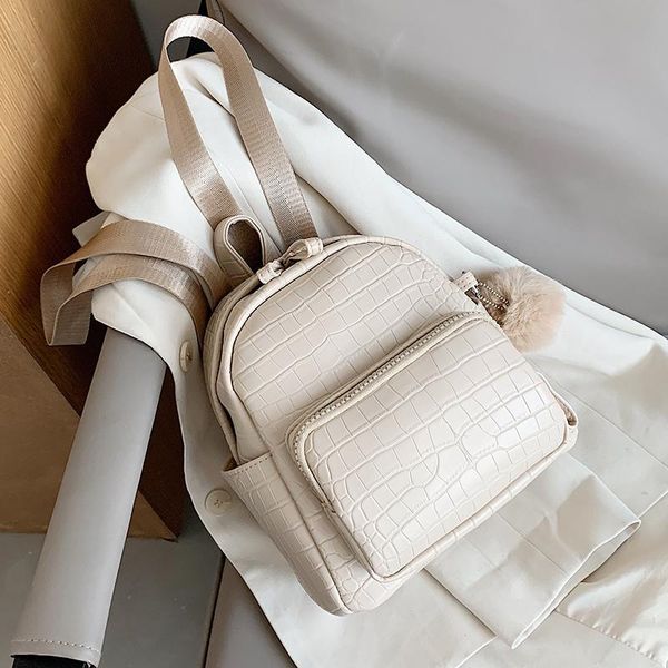 stone pattern pu leather backpacks for women 2021 female small backpack with hair ball lady back pack school teenagers girls bags
stone pattern pu leather backpacks for women 2021 female small backpack with hair ball lady back pack school teenagers girls bags