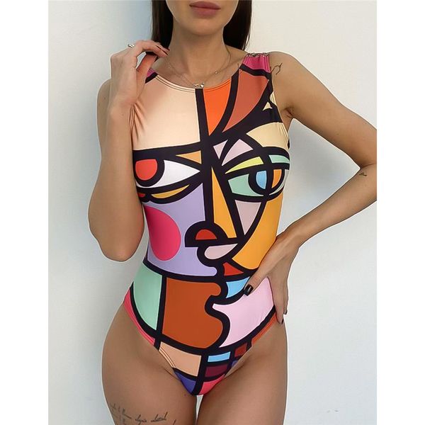 new 4 colors funny printed blue lips black face rainbow one piece swimsuit women swimwear female bather bathing suit swim k2859
new 4 colors funny printed blue lips black face rainbow one piece swimsuit women swimwear female bather bathing suit swim k2859