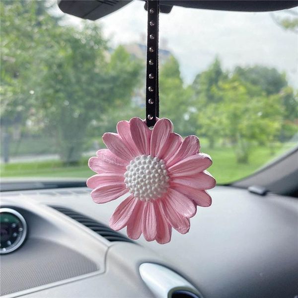 creative little daisy flower car pendant rearview mirror hanging cute fragrance perfume interior accessories decorations
creative little daisy flower car pendant rearview mirror hanging cute fragrance perfume interior accessories decorations