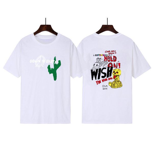 summer travis scott men's t-shirt double sided printing men's round neck short sleeve top, White;black
summer travis scott men's t-shirt double sided printing men's round neck short sleeve top, White;black
