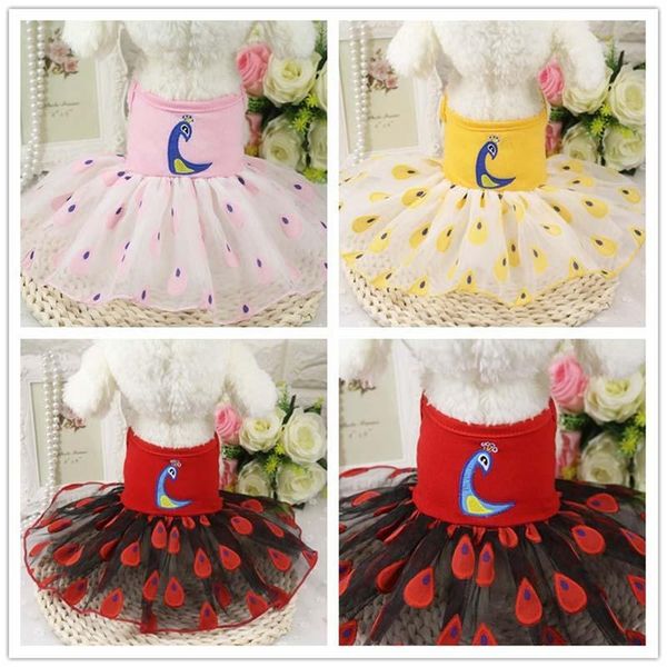 dog apparel summer peacock gauze skirt dress three color optional cool clothes for small dogs chihuahua yorkies poodle pet clothing
dog apparel summer peacock gauze skirt dress three color optional cool clothes for small dogs chihuahua yorkies poodle pet clothing