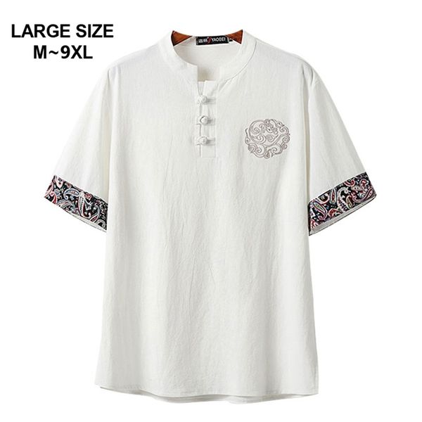chinese style large size m-9xl men's summer casual loose v-neck white short sleeve t-shirt man t-shirts 5xl 6xl 7xl 8xl 9xl 210726, White;black
chinese style large size m-9xl men's summer casual loose v-neck white short sleeve t-shirt man t-shirts 5xl 6xl 7xl 8xl 9xl 210726, White;black
