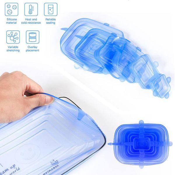 kitchen storage & organization multi-functional universal silicone stretch lid practical durable cookware reusable pan bowl pot seal cover
kitchen storage & organization multi-functional universal silicone stretch lid practical durable cookware reusable pan bowl pot seal cover