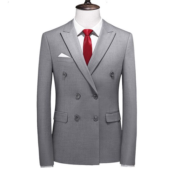 large men's autumn solid double row two button 10 color slim fit suit men, White;black
large men's autumn solid double row two button 10 color slim fit suit men, White;black