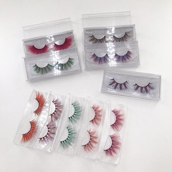 colorful fiber false eyelashes 20 styles with plastic rectgular boxes1 
colorful fiber false eyelashes 20 styles with plastic rectgular boxes1