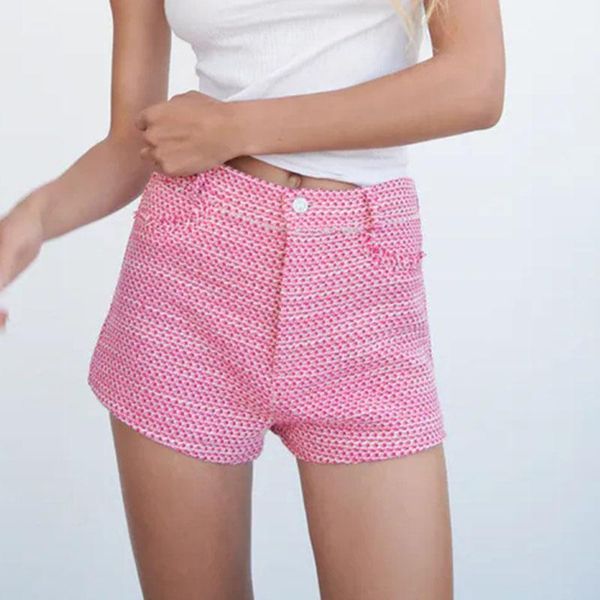 women's shorts novalya casual slim high waisted women fashion pink textured short elegant back pockets female ladies, White;black
women's shorts novalya casual slim high waisted women fashion pink textured short elegant back pockets female ladies, White;black