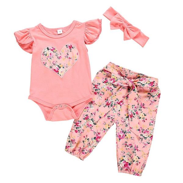 3pcs baby girl clothes set born kids clothing infant girls sleeve ruffles love bodysuit romper+floral pants outfits sets, White
3pcs baby girl clothes set born kids clothing infant girls sleeve ruffles love bodysuit romper+floral pants outfits sets, White