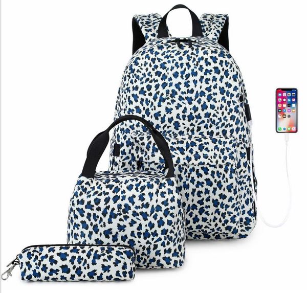 school bags three-piece leopard print waterproof computer bag leisure travel backpack
school bags three-piece leopard print waterproof computer bag leisure travel backpack