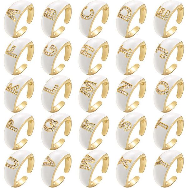 wedding rings luokey metal oil drip opening letter for women white black pink blue color crystal initial ring girls party jewelry, Slivery;golden
wedding rings luokey metal oil drip opening letter for women white black pink blue color crystal initial ring girls party jewelry, Slivery;golden