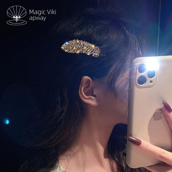 hair clips & barrettes magicviki high sense feather hairpin female simple temperament headdress korean net red ins bangs clip edge tide, Golden;silver
hair clips & barrettes magicviki high sense feather hairpin female simple temperament headdress korean net red ins bangs clip edge tide, Golden;silver