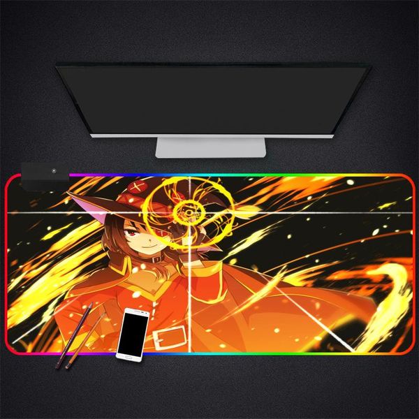 mouse pads & wrist rests anime megumin girl rgb gaming big pad large computer mousepad colorful led backlight mause keyboard desk mat
mouse pads & wrist rests anime megumin girl rgb gaming big pad large computer mousepad colorful led backlight mause keyboard desk mat