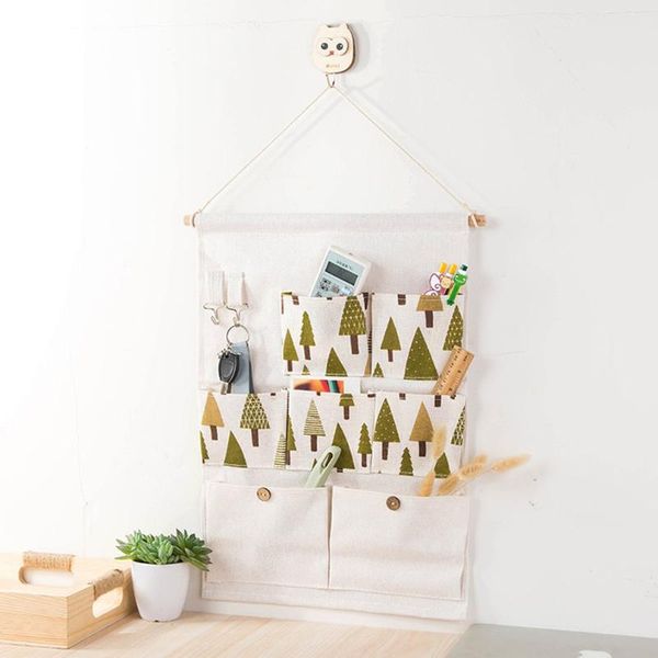 cotton linen pocket storage hanging bag with hooks door wall organizer for keys sundries multi-purpose boxes & bins
cotton linen pocket storage hanging bag with hooks door wall organizer for keys sundries multi-purpose boxes & bins
