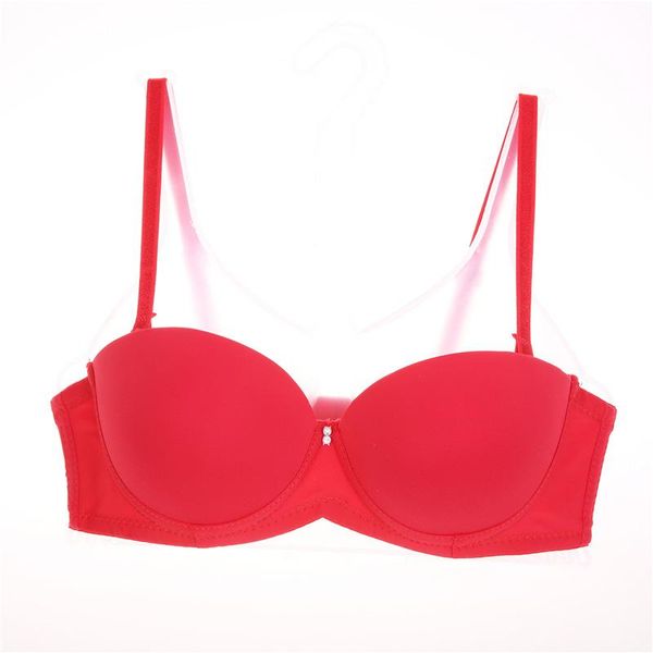 bras half-cup smooth and seamless girl bra thick cup gathered underwear wedding dress invisible solid color cotton, Red;black
bras half-cup smooth and seamless girl bra thick cup gathered underwear wedding dress invisible solid color cotton, Red;black