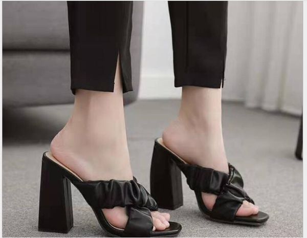 sandals fashion pleated ladies slippers summer party high heels shoes gladiator slides women black
sandals fashion pleated ladies slippers summer party high heels shoes gladiator slides women black