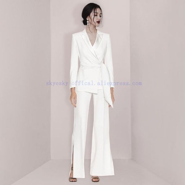 white women suits bride wedding suit party ladies formal proms tuxedo office lady work wear women's two piece pants
white women suits bride wedding suit party ladies formal proms tuxedo office lady work wear women's two piece pants