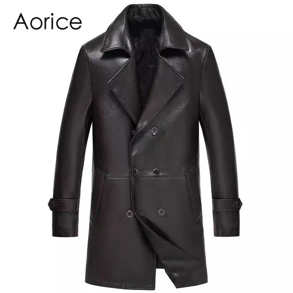 men's jackets pudi mt904 2021 fashion men sheepskin genuine leather coat medium length jacket winter warm outwear, Black;brown
men's jackets pudi mt904 2021 fashion men sheepskin genuine leather coat medium length jacket winter warm outwear, Black;brown