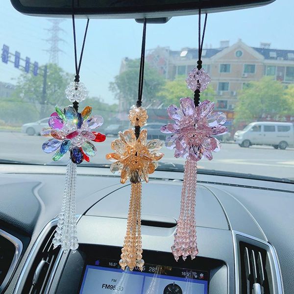 interior decorations crystal car pendant ball rearview mirror ornaments tassels handmade beaded female
interior decorations crystal car pendant ball rearview mirror ornaments tassels handmade beaded female