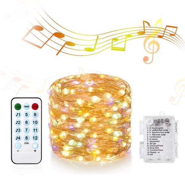 strips 5m 10m silver wire music string lights holiday lighting fairy garland for christmas tree wedding party decoration voice control
strips 5m 10m silver wire music string lights holiday lighting fairy garland for christmas tree wedding party decoration voice control