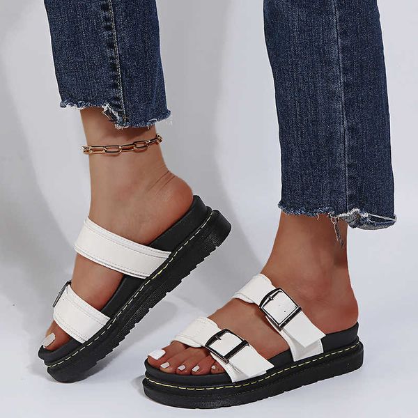 sandals summer trend classic women platform wedge double buckle thick sole sewing fashion casual outdoor beach shoes ladies 2021 0, Black
sandals summer trend classic women platform wedge double buckle thick sole sewing fashion casual outdoor beach shoes ladies 2021 0, Black