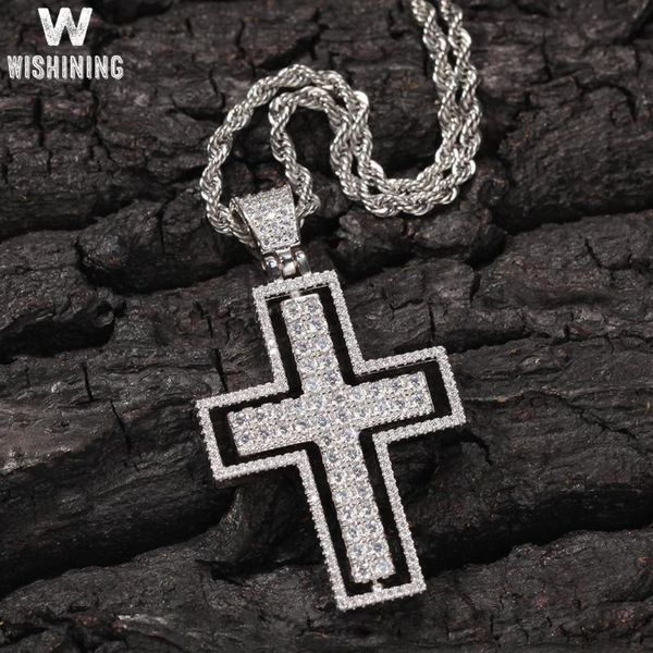 rotating cross pendant necklace hip hop full iced out cubic zirconia gold sliver cz stone necklaces, Silver
rotating cross pendant necklace hip hop full iced out cubic zirconia gold sliver cz stone necklaces, Silver