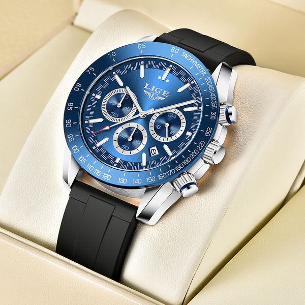 2021 new mens watches lige luxury brand chronograph waterproof quartz watch for men date sport clock male relogio masculino, Silver
2021 new mens watches lige luxury brand chronograph waterproof quartz watch for men date sport clock male relogio masculino, Silver