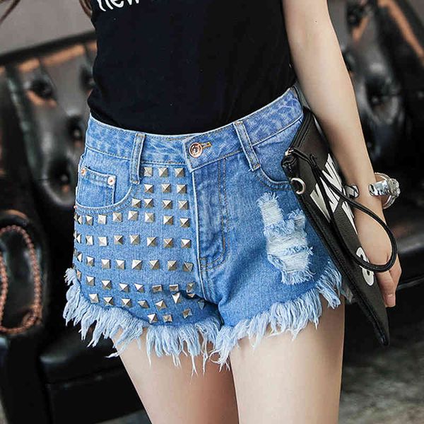 denim women's shorts wrecked rivet torn short jeans sorrowful pants high-waisted punk streetwear plus size xxxl, White;black
denim women's shorts wrecked rivet torn short jeans sorrowful pants high-waisted punk streetwear plus size xxxl, White;black