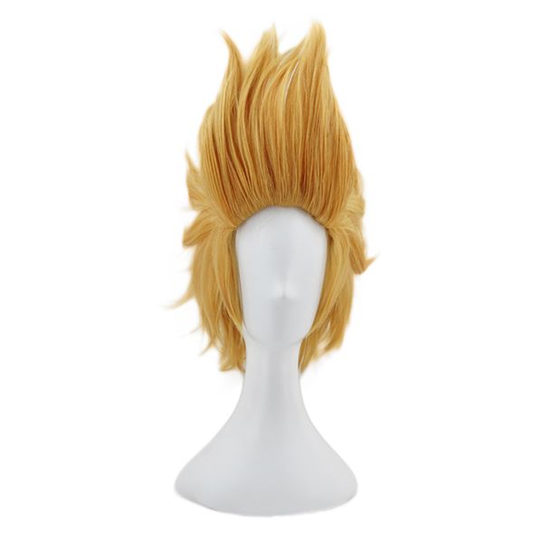 my hero academia present mic golden short cosplay wig boku no hero academia synthetic hair halloween party costume wigs, Black
my hero academia present mic golden short cosplay wig boku no hero academia synthetic hair halloween party costume wigs, Black