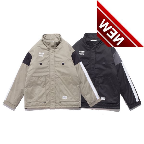 winter new cotton men's japanese trend loose color matching clothing thick casual wild jacket, Black
winter new cotton men's japanese trend loose color matching clothing thick casual wild jacket, Black