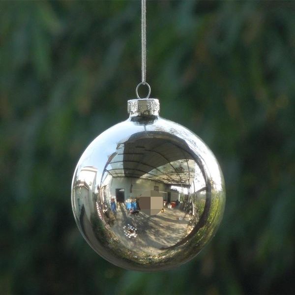 party decoration 12pcs/pack diameter=10cm middle size electroplating silver christmas day glass ball handmade globe pendant home
party decoration 12pcs/pack diameter=10cm middle size electroplating silver christmas day glass ball handmade globe pendant home
