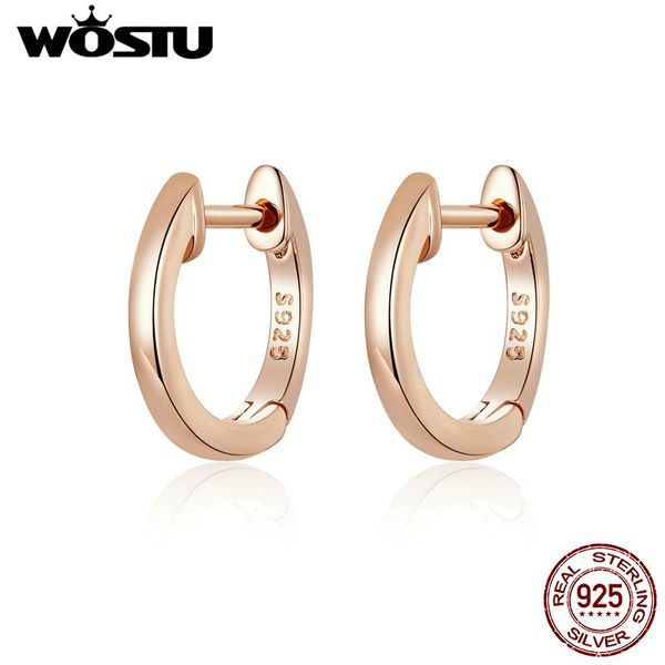 hoop & huggie wostu real 925 sterling silver simple rose gold earrings for women wedding fashion jewelry cqe808-c, Golden;silver
hoop & huggie wostu real 925 sterling silver simple rose gold earrings for women wedding fashion jewelry cqe808-c, Golden;silver