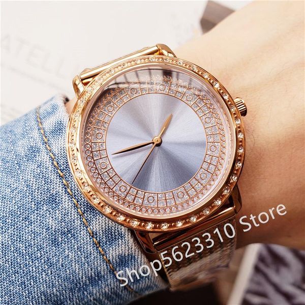 classic brand quartz women geometric circle watches male stainless steel contracted rose gold full diamond bezel + wristwatches, Slivery;brown
classic brand quartz women geometric circle watches male stainless steel contracted rose gold full diamond bezel + wristwatches, Slivery;brown