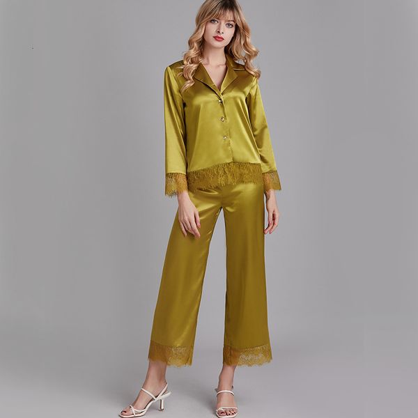 women's sleepwear two piece satin pajamas, large lace pajamas, fashionable suit, Black;red
women's sleepwear two piece satin pajamas, large lace pajamas, fashionable suit, Black;red