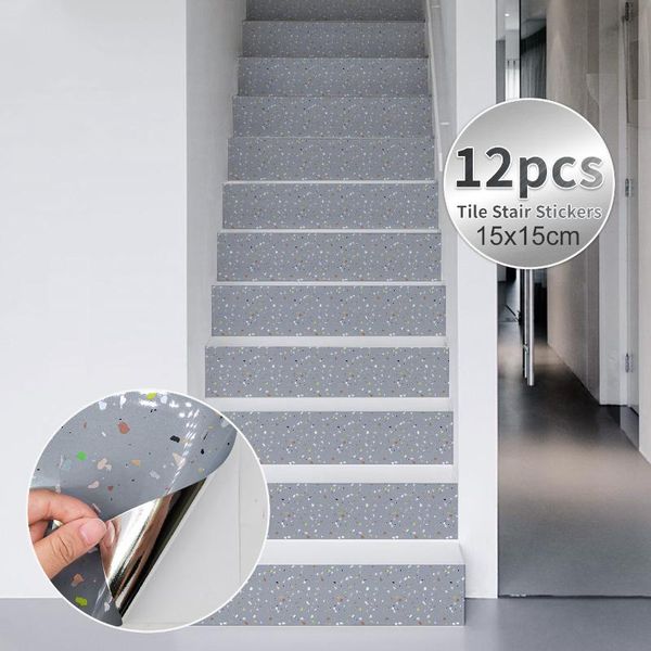 wallpapers 36/12pc gray wall wallpaper decorative stairway decal stickers bathroom adhesive tiles decoration for furniture
wallpapers 36/12pc gray wall wallpaper decorative stairway decal stickers bathroom adhesive tiles decoration for furniture