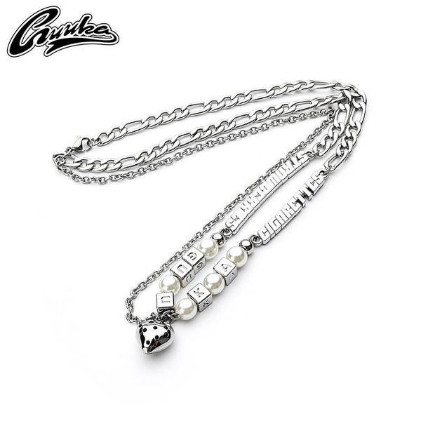pendant necklaces guuka tide brand pearls stacked necklace men and women hip-hop zhang xinyi the same couple strawberry letter, Silver
pendant necklaces guuka tide brand pearls stacked necklace men and women hip-hop zhang xinyi the same couple strawberry letter, Silver