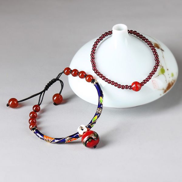 xianlan023 garnet double bracelet string of national wind restoring ancient ways cloisonne bracelet hand act the role of antique j, Silver
xianlan023 garnet double bracelet string of national wind restoring ancient ways cloisonne bracelet hand act the role of antique j, Silver