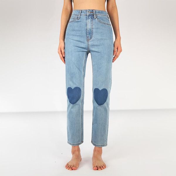 women's jeans vgoze hw washed high waist light blue pant soft material love heart printed casual straight women spring summer
women's jeans vgoze hw washed high waist light blue pant soft material love heart printed casual straight women spring summer