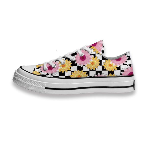 custom printed sho orange pink daisy on black white chsboard sneakers low mens womens skateboard sport footwear diy trainers
custom printed sho orange pink daisy on black white chsboard sneakers low mens womens skateboard sport footwear diy trainers