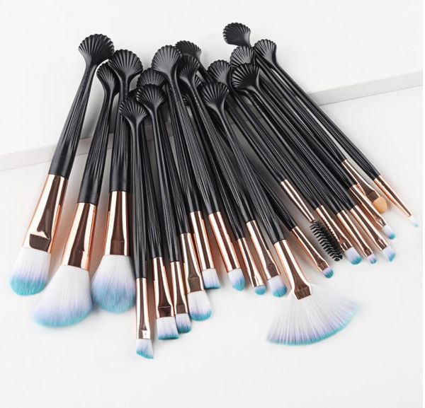 makeup brush set, 20pcs professional powder foundation concealer blush cosmetic brushes kit shell handle (black+gold)
makeup brush set, 20pcs professional powder foundation concealer blush cosmetic brushes kit shell handle (black+gold)