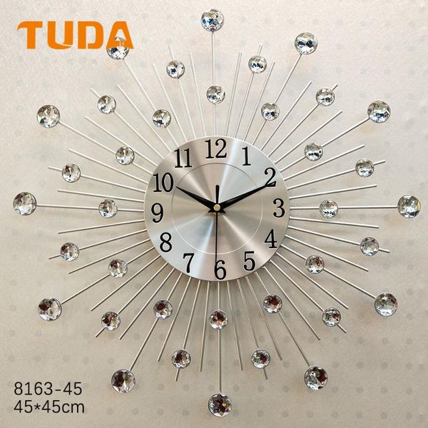 wall clocks tuda 45x45cm metal silent clock creative fashion living room watch personality art home decore
wall clocks tuda 45x45cm metal silent clock creative fashion living room watch personality art home decore