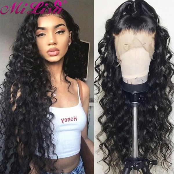 lisa 13x4 loose wave lace front human hair wig brazilian remy pre plucked for black women 150% density closure wigs1, Black;brown
lisa 13x4 loose wave lace front human hair wig brazilian remy pre plucked for black women 150% density closure wigs1, Black;brown