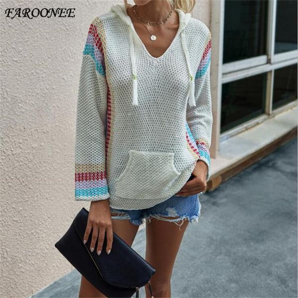 women's sweaters womens 2021 v neck pocket hooded sweater women striped long sleeve knitted autumn elegant pullover jumpers, White;black
women's sweaters womens 2021 v neck pocket hooded sweater women striped long sleeve knitted autumn elegant pullover jumpers, White;black