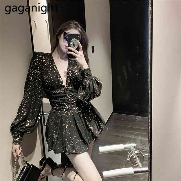 black women club mini short dress long sleeve deep v neck collar chic korean dresses girls spring autumn vestidos 210601, Black;gray
black women club mini short dress long sleeve deep v neck collar chic korean dresses girls spring autumn vestidos 210601, Black;gray