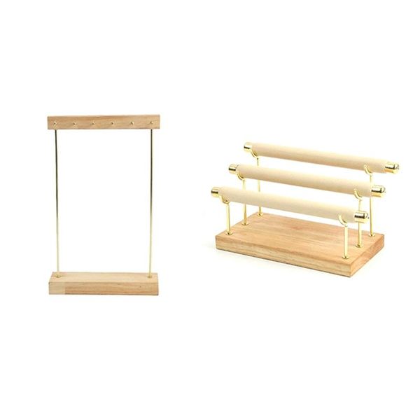 jewelry pouches, bags 2 pcs wooden display stand ring holder tool, 33.5 x 5 20cm & 19 10 12cm, Pink;blue
jewelry pouches, bags 2 pcs wooden display stand ring holder tool, 33.5 x 5 20cm & 19 10 12cm, Pink;blue