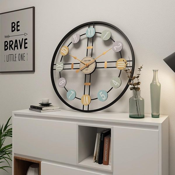 wall clocks european and american silent simple clocks, modern craftsmanship, iron art living room decorations, creative lx110519
wall clocks european and american silent simple clocks, modern craftsmanship, iron art living room decorations, creative lx110519